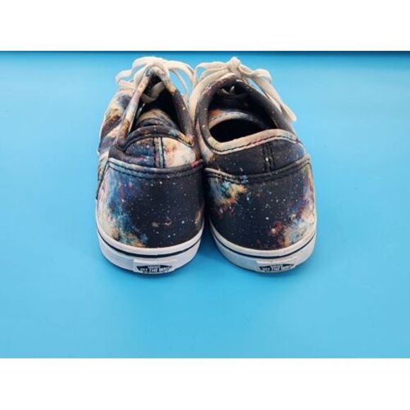 Vans Galaxy Womens Shoes 7 Off the Wall Space Theme Gym Lace Up Low top - Picture 5 of 6